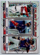 2021 Bowman Chrome Minnesota Twins TALENT PIPELINE Lewis Javier Gordon #TP-MIN