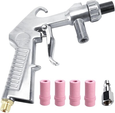 #ad #ad Sand Blasting Gun Spray Gun Rust Remove with Air Adapter for Sandblast Cabinets $26.45