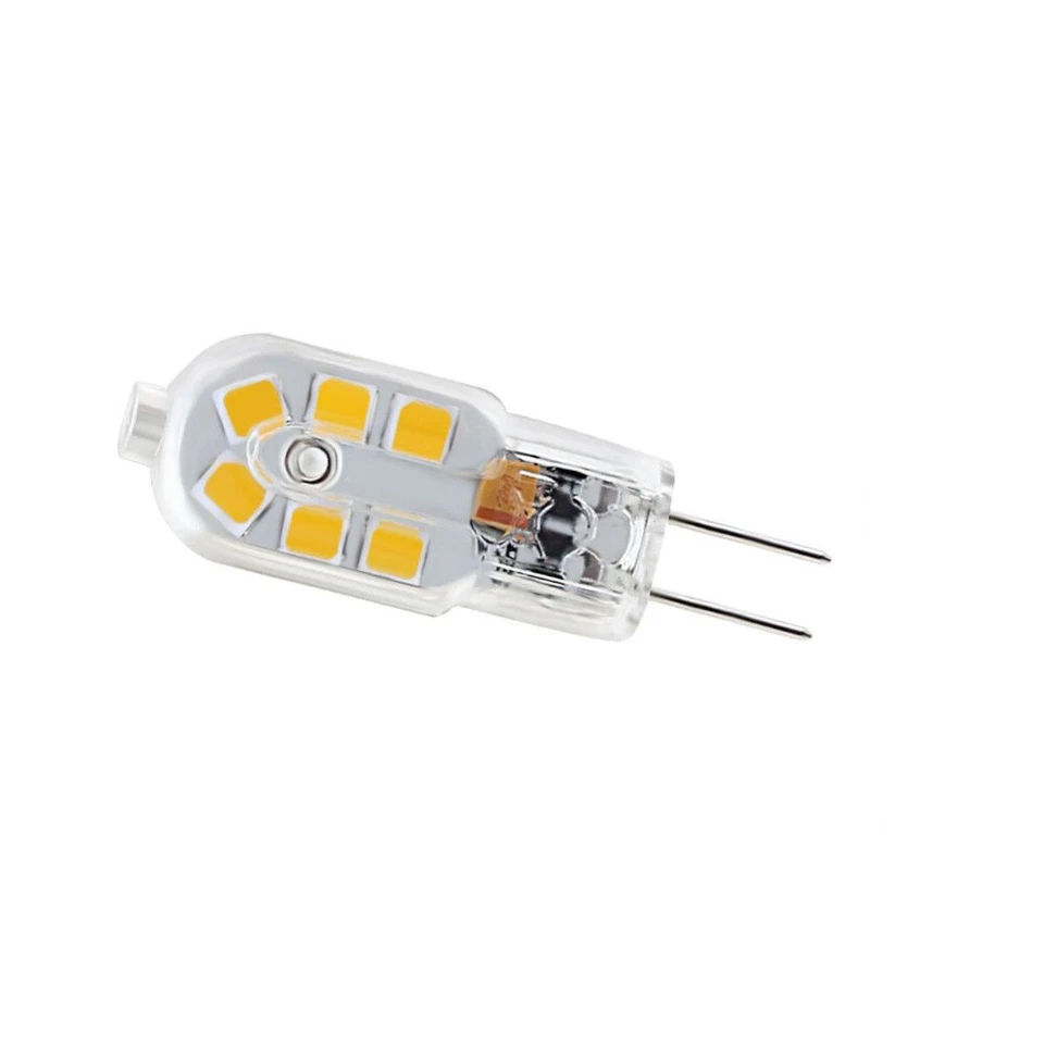 Lampadina led smd g4 2 watt 12v 200 lumen luce naturale 4000k 360° faretto - Immagine 2 di 4