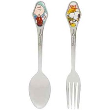  Universal Studio Peanuts Snoopy/Charlie Brown Cutlery set From JP NEW