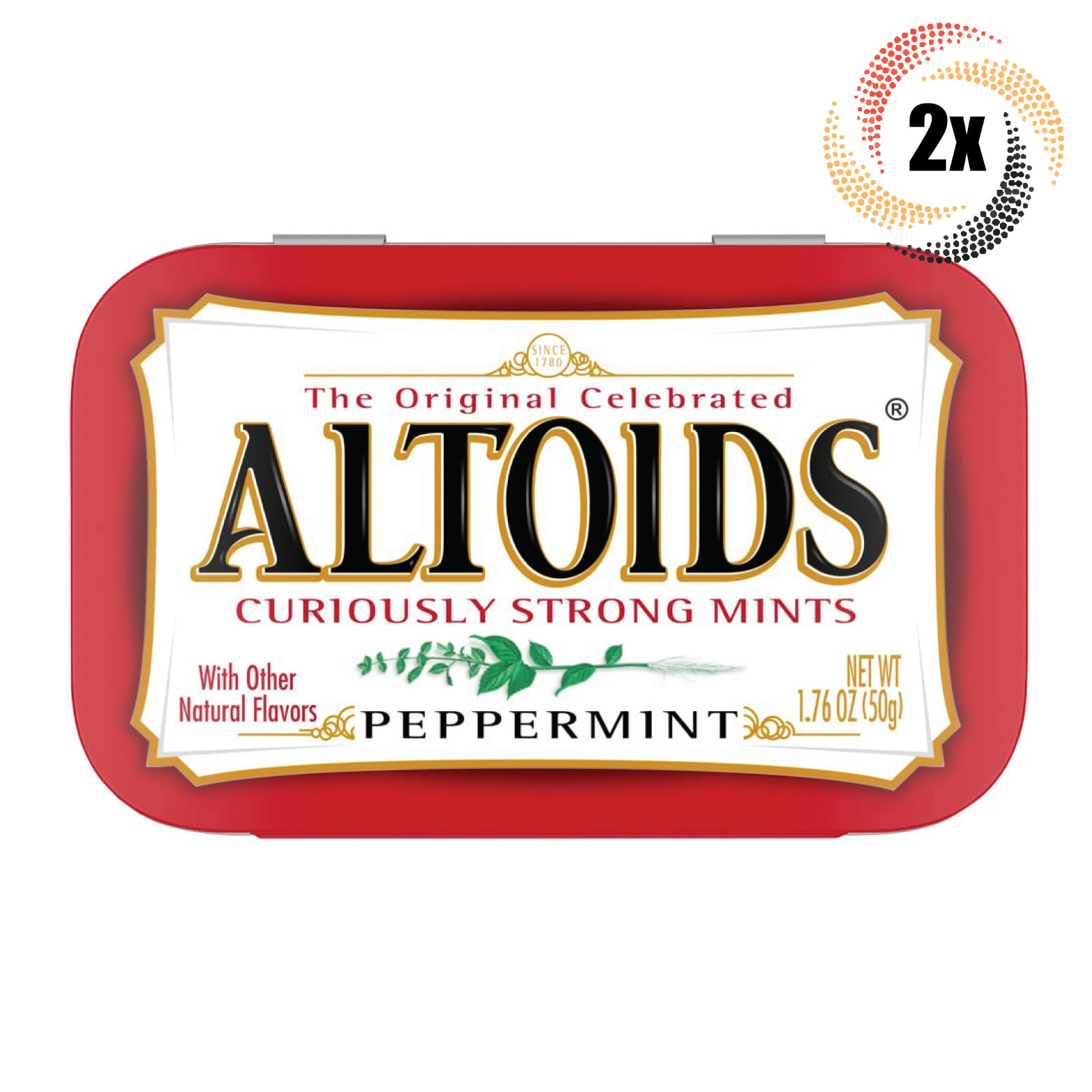 2x банки Altoids со вкусом мяты 72 монетных двора в банке Быстрая доставка 2690₽
