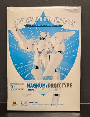 Metabots Magnun Prototype Sniper Robot Kit 2006  Paintable - NEW & SEALED