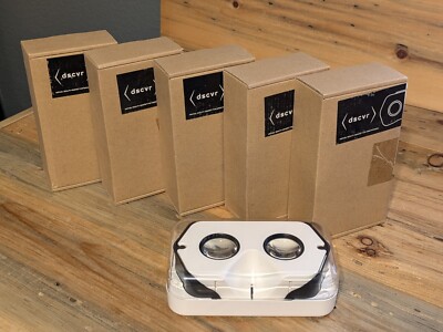DSCVR VR Viewer Black I Am Cardboard works with Google Cardboard