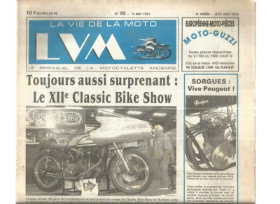 LA VIE DE LA MOTO NR. 95 ALCYON ODER THOMANN? / TARBOT-CZ / XIIe CLASSIC BIKE SHOW