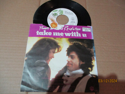 (136)  Prince And The Revolution    Take Me With U   - 7'' Single Vinyl
