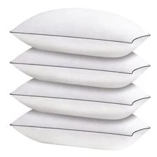  Bed Pillows for Sleeping 4 Pack,Size Cooling Pillows Set Standard White(4pack)