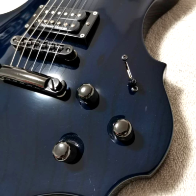 ESP Forest FRX Custom Order See-Through Navy Electric Guitar From