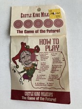 Vintage Castle King Milkcaps Paper Packaging No Milkcaps 