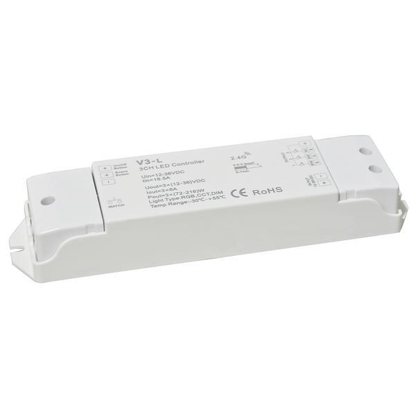 Decoder Da Rf 2,4ghz A Controller Dimmer Rgb 12v LIFE 16.LT5PCN3