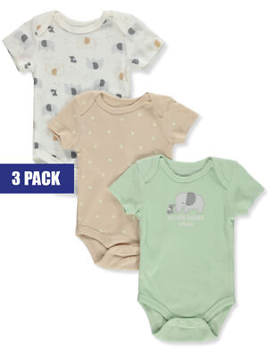 Baby Views Baby Unisex 3-Pack Bodysuits