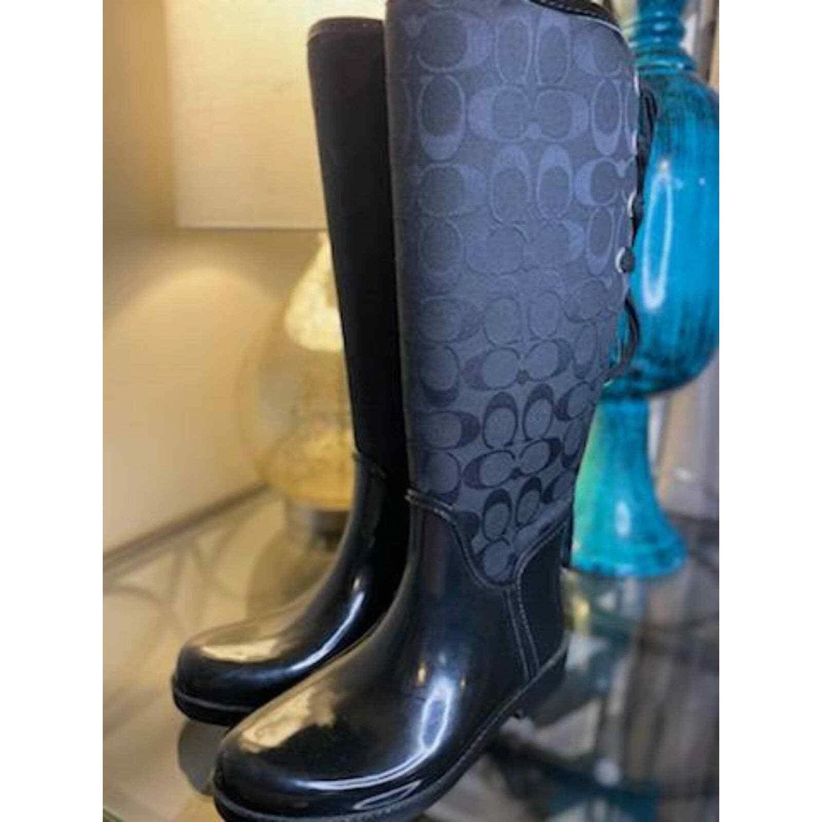 Coach rain boots on sale cheap