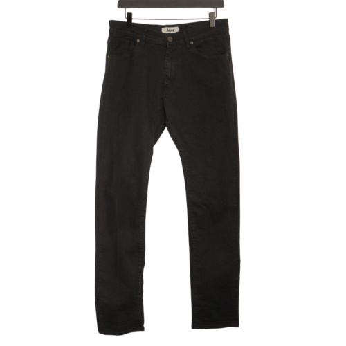 Men Acne Jeans Mod Cash Black Stretch Cotton Size W32 L34 JJF292 - Picture 1 of 10