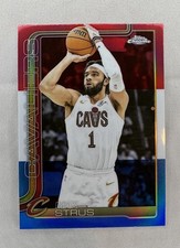 Max Strus 2025-26 Topps Chrome - #32 Red White & Blue Refractor