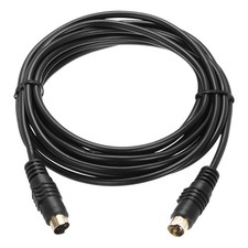 S Video Cable 10ft, 4 Pin S-Video Cable Male to Male Gold Plated Connector
