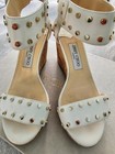 Jimmy Choo Wedge Sandals in White — photo 4