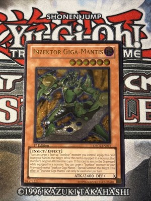 Inzektor Giga-Mantis (UTR) ORCS-EN021 Ultimate Rare 1st Edition YU-GI-OH A6
