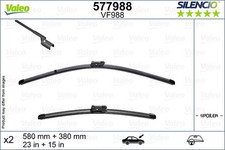 Wischblatt Scheibenwischer SILENCIO FLAT BLADE SET VALEO 577988 für NISSAN JUKE