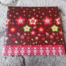 Flower Print Scrapbook Album