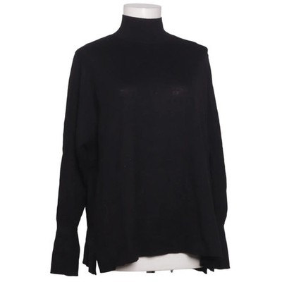 I Say, Rollkragenpullover, Größe: XL, Schwarz, Acryl/Baumwolle, Einfarbig #oxE