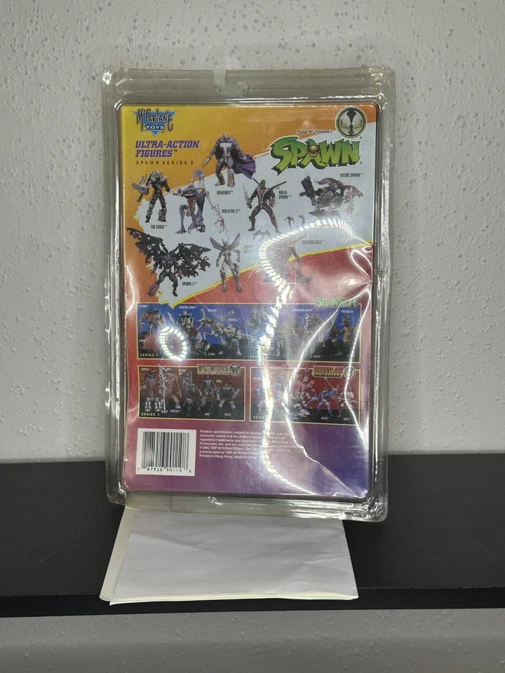 De colección 1995 McFarlane Toys SPAWN Plata Medieval Spawn boxeo dañado Foto 3 de 4