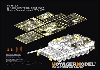 1/35 Modern German Leopard 2A7V MBT Detail Set for Rye Field Model #5109