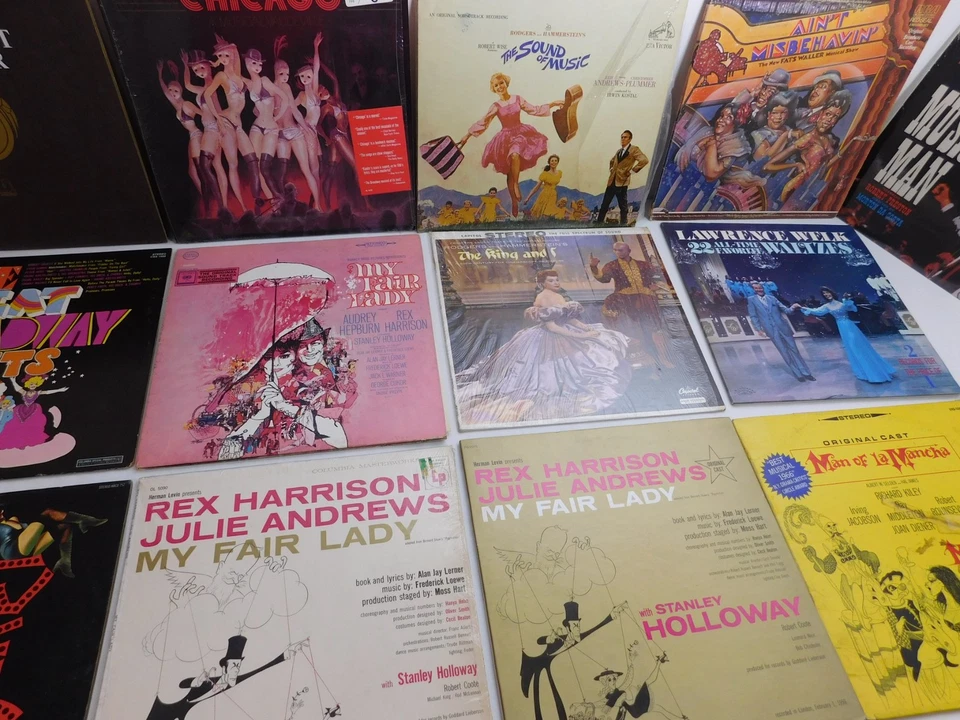 Broadway Musical Vinyl LP Collection x19 Jesus Christ Cabaret Chicago Sound Musi Foto 3 de 4
