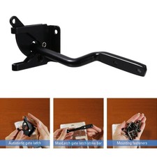 Fence Door Lock Locks for Outdoor Gates Iron Buckle Latch with Fastener