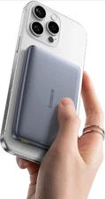 Baseus Picogo Magsafe Portable Charger, 0.5" Ultra Slim Qi2 10000mAh, Space Gray
