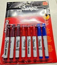 NEW Sharpie-Permanent Markers Ultra Fine Point Assorted Colors 8- Count
