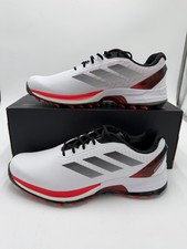 Size 8 - adidas Adizero ZG Spikeless Golf White Lucid Red  display picture 1