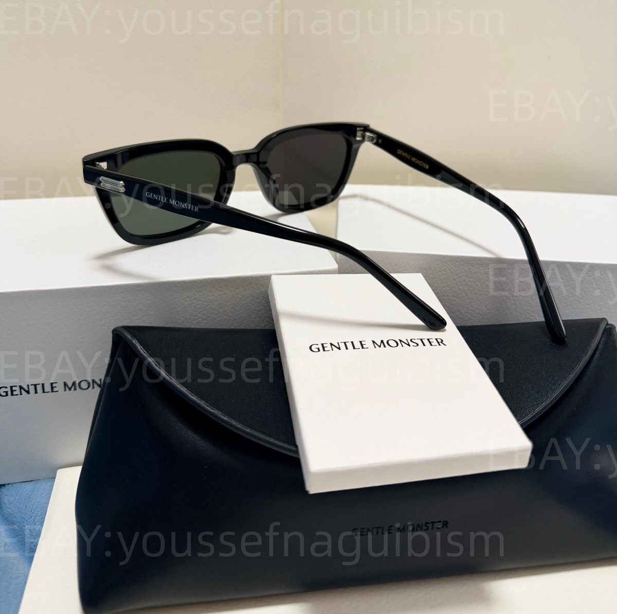 2026 GentleMonster Soho 01 Sunglasses Black Frame Black Lenses | eBay
