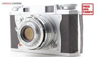 [Exc+3] Konica II analoge Sucherkamera 35 mm Hexanon 50 mm f/2,8 aus JAPAN