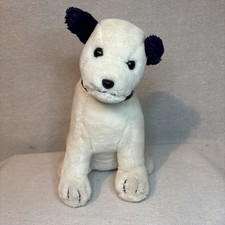 Dakin RCA Mascot Chipper Black  White Terrier Puppy Dog 12"Stuffed Plush 1992