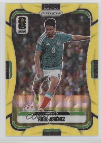 2026 Panini Prizm FIFA World Cup Fluorescent Yellow Wave /180 Raul Jimenez 1ce5