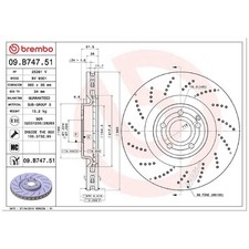 Bremsscheiben + Bel&auml;ge vorne f&uuml;r Mercedes CLS X218 | 450091