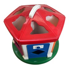 Vintage Chicco Gazoo Shape Sorter House Toy I...
