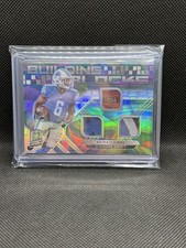 2020 Panini Spectra D’andre Swift Building Blocks Jersey & Football patch 2/4