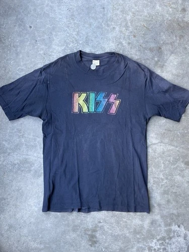 Rare 70s Kiss Tour Alive II Rainbow Lot Shirts 1970s vintage concert t-shirt, vintage, single stitch, B+ condition