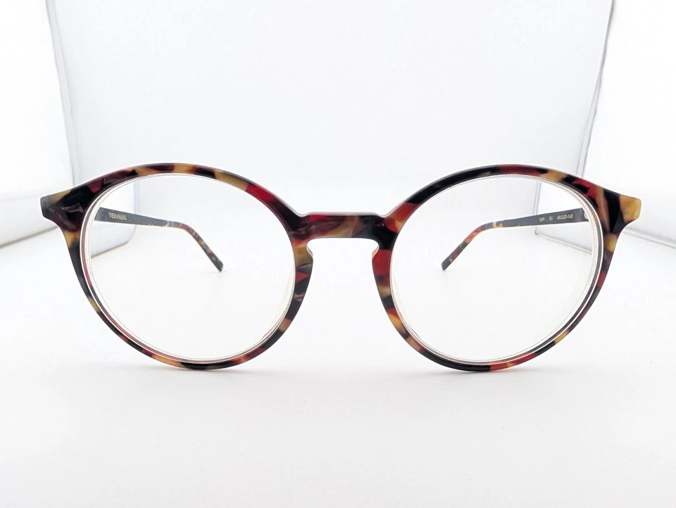 Óculos Vera Wang, Apenas Armações, VG04 RU, 49-20-145, Plástico, Pedra Marrom/Vermelha - Imagem 2 de 4