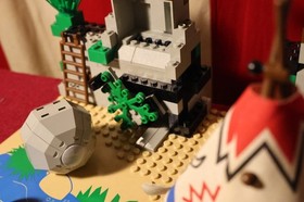 LEGO Western Indians Boulder Cliff Canyon 6748 ww019 ww018 ww014 ww022 1997