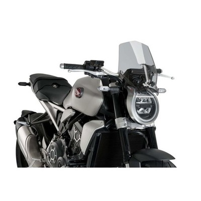 PUIG WINDSCREEN NAKED NG SPORT FIT ON HONDA CB1000R NEO SPORTS CAFE 21-25 LIGHT 