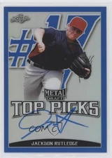 2019 Leaf Metal Draft Top Picks Blue /30 Jackson Rutledge #TP-JR2 Auto