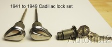 Cadillac & LaSalle lock set  1941 1942 1946 1947 1948 1949 ignition 2 door locks