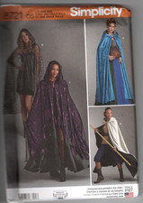 8721 SIMPLICITY - COSTUME: CAPES - ONE SIZE