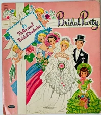 Whitman "Bridal Party" 1955 Original Vintage  Paper Dolls