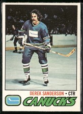 1977-78 O-Pee-Chee #46 Derek Sanderson EX/EX-MT