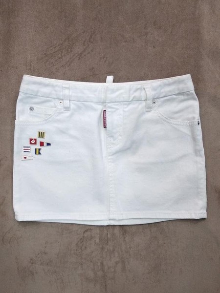 Women Dsquared² Skirt White 34 / XS / 42