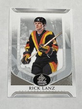 2020-21 SP Signature Edition Legends Hockey #240 - Rick Lanz - Vancouver Canucks