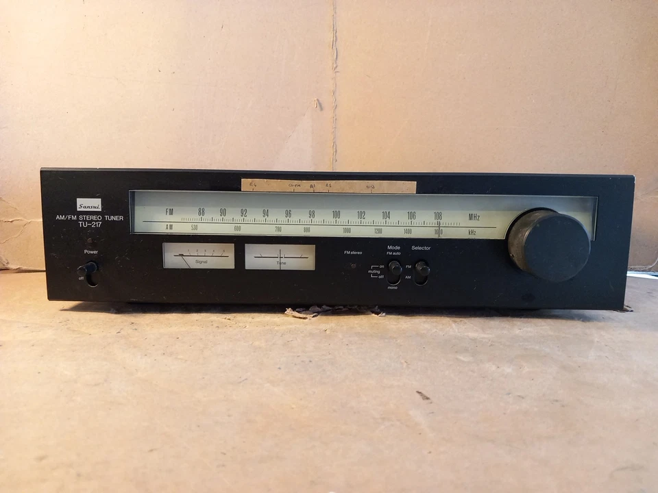 DE COLECCIÓN Sansui TU 217 - Sintonizador de radio Am/Fm - Foto 2 de 4