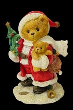 CHERISHED TEDDIES KLAUS BEARER OF GOOD TIDINGS 1996 SANTA GIFTS ENESCO RETIRED